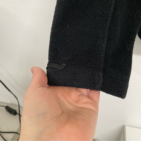 Marmot Black Fleece Full Zip Jacket Lightweight Women’s Medium Fall Casual - Picture 4 of 8